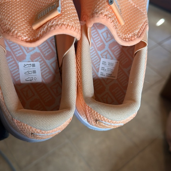 NWOT PUMA Womens Suede Mayu Mono Slip-On Sneakers Shoes Casual - Orange Size 8.5 - Picture 11 of 12